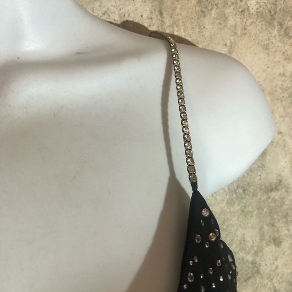 Dave & Johnny Diamond Strap Prom Gown - Picture 4 of 15